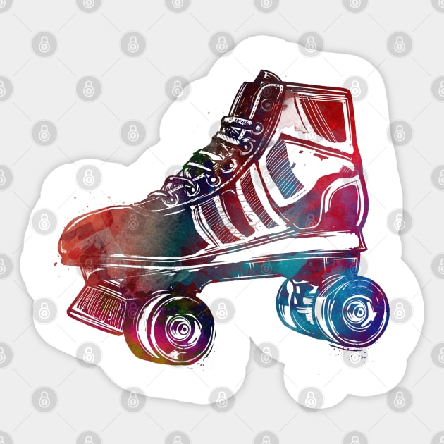 roller skates sport art #roller #skates Sticker by JBJart